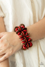 Load image into Gallery viewer, Caribbean Canopy - Red - Paparazzi Bracelet
