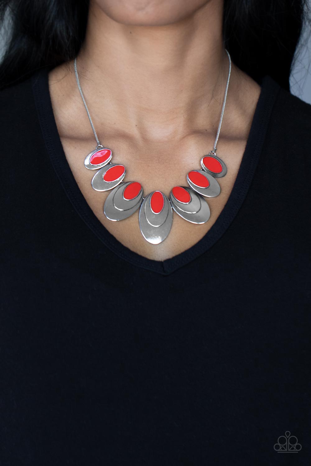 Endless Eclipse - Red Paparazzi Necklace