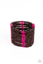Load image into Gallery viewer, Tropical Trendsetter - Pink Paparazzi Bracelet
