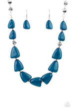 Load image into Gallery viewer, Tenaciously Tangy - Blue Paparazzi Necklace

