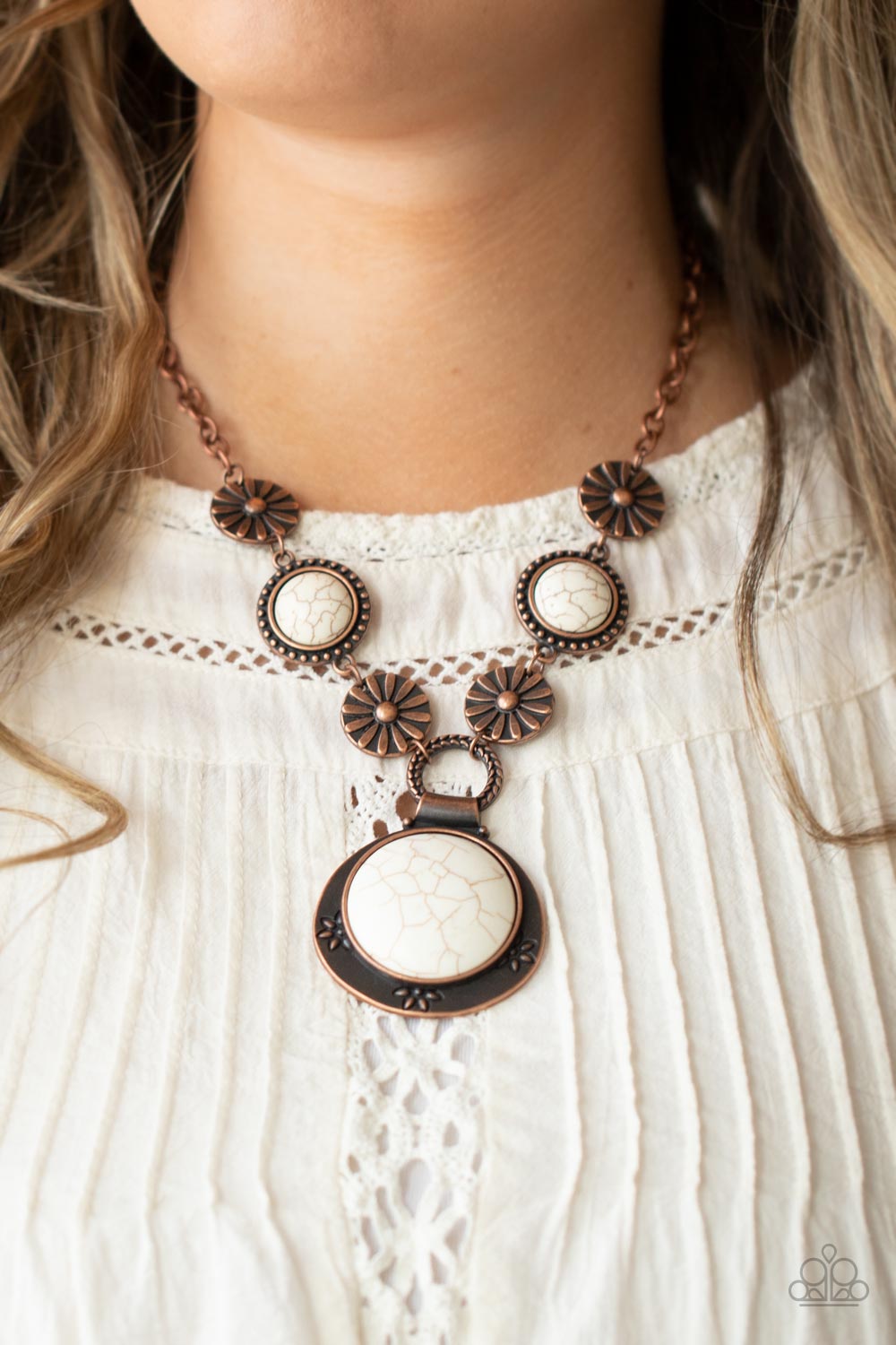 Paparazzi Saguaro Garden - Copper 💖 Necklace