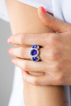 Load image into Gallery viewer, Royal Residence - Blue Paparazzi Ring
