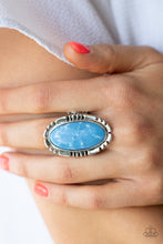 Load image into Gallery viewer, Peacefully Pioneer - Blue Paparazzi Accessories
