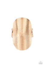 Load image into Gallery viewer, Urban Labyrinth - Gold Paparazzi Ring
