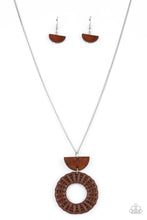Load image into Gallery viewer, Homespun Stylist - Brown Paparazzi Necklace
