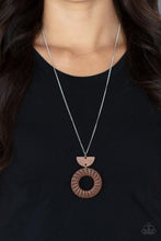 Load image into Gallery viewer, Homespun Stylist - Brown Paparazzi Necklace
