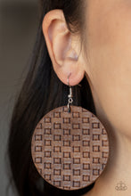Load image into Gallery viewer, Paparazzi &quot;WEAVE Me Out Of It &quot; Brown  Earrings
