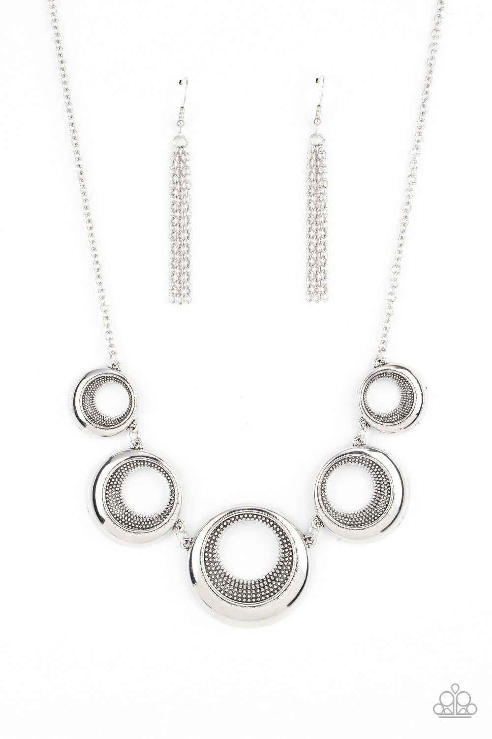 Solar Cycle - Silver Necklace