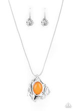 Load image into Gallery viewer, Amazon Amulet - Orange Paparazzi Necklace

