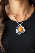 Load image into Gallery viewer, Amazon Amulet - Orange Paparazzi Necklace
