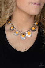 Load image into Gallery viewer, Paparazzi  Accessories The Cosmos Are Calling - Orange Necklace
