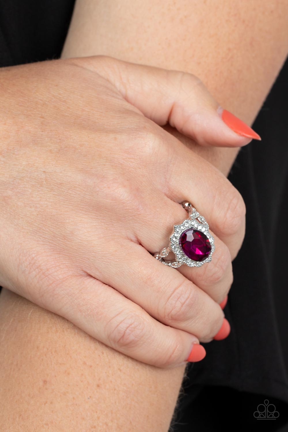 Oval Office Opulence - Pink Paparazzi Ring