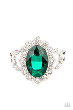 Load image into Gallery viewer, Oval Office Opulence - Green Paparazzi Ring
