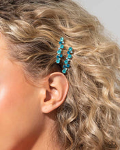Load image into Gallery viewer, Bubbly Ballroom - Blue Bobby Pins
