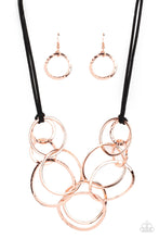 Load image into Gallery viewer, Spiraling Out of COUTURE - Copper - Paparazzi Necklace
