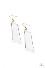 Load image into Gallery viewer, The Final Cut - Gold Paparazzi Earrings
