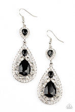 Load image into Gallery viewer, Posh Pageantry - Black Paparazzi Earrings
