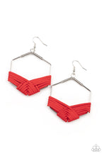 Load image into Gallery viewer, Paparazzi Suede Solstice - Red Earrings
