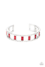 Load image into Gallery viewer, Paparazzi Accessories Industrial Icing - Red Bracelet
