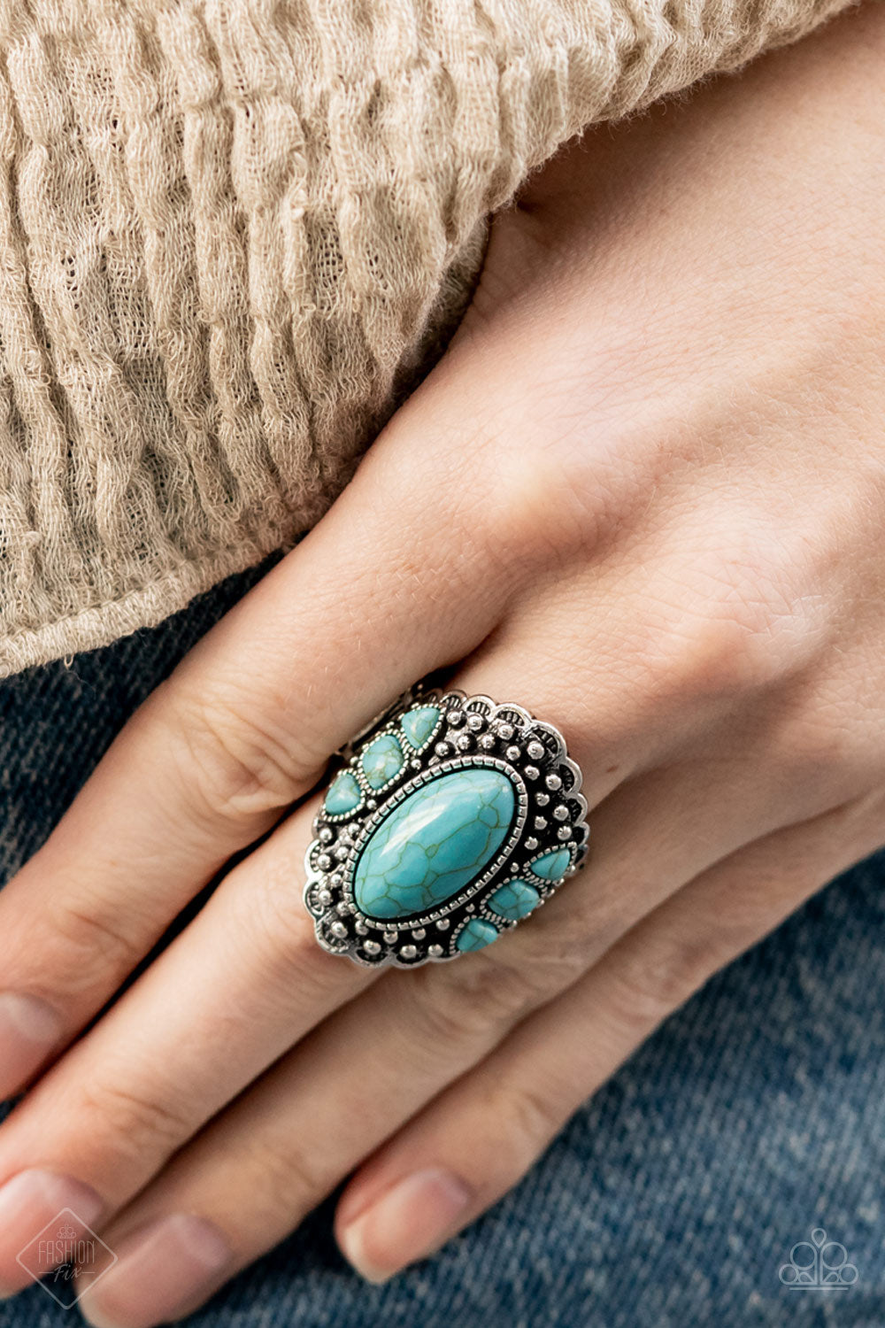 Paparazzi Rustler Road Blue Ring