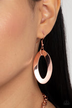 Load image into Gallery viewer, METALHEAD Count - Copper Paparazzi Necklace
