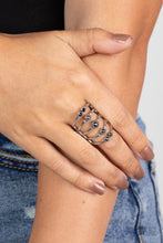 Load image into Gallery viewer, Layer On The Luster - Black Paparazzi Ring
