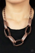 Load image into Gallery viewer, Fiercely Flexing - Copper Paparazzi Necklace
