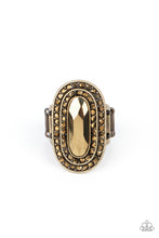 Load image into Gallery viewer, Fueled by Fashion - Brass Paparazzi Ring
