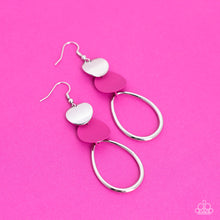 Load image into Gallery viewer, Retro Reception - Pink Paparazzi Earrings

