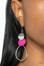Load image into Gallery viewer, Retro Reception - Pink Paparazzi Earrings
