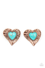 Load image into Gallery viewer, Rustic Romance - Copper Paparazzi Earrings
