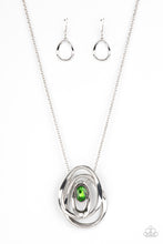 Load image into Gallery viewer, Luminous Labyrinth - Green Paparazzi Necklace
