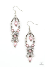 Load image into Gallery viewer, Back In The Spotlight - Pink Paparazzi Earrings
