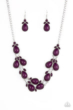 Load image into Gallery viewer, Botanical Banquet - Purple Paparazzi Necklace
