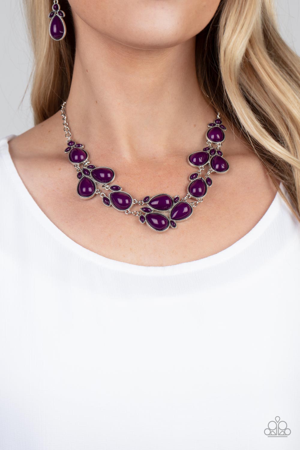 Botanical Banquet - Purple Paparazzi Necklace