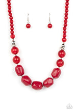 Load image into Gallery viewer, Ten Out of TENACIOUS - Red Paparazzi Necklace
