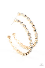 Load image into Gallery viewer, Royal Reveler - Gold Paparazzi Earrings
