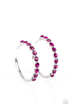 Load image into Gallery viewer, Photo Finish - Pink Paparazzi Earrings
