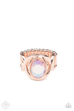 Load image into Gallery viewer, Mystical Treasure - Rose Gold Paparazzi Ring September Fashion Fix 2021
