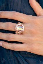 Load image into Gallery viewer, Mystical Treasure - Rose Gold Paparazzi Ring September Fashion Fix 2021
