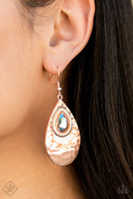 Load image into Gallery viewer, Tranquil Trove ~ Rose Gold Earrings ~  September 2021 Fashion Fix ~ Paparazzi
