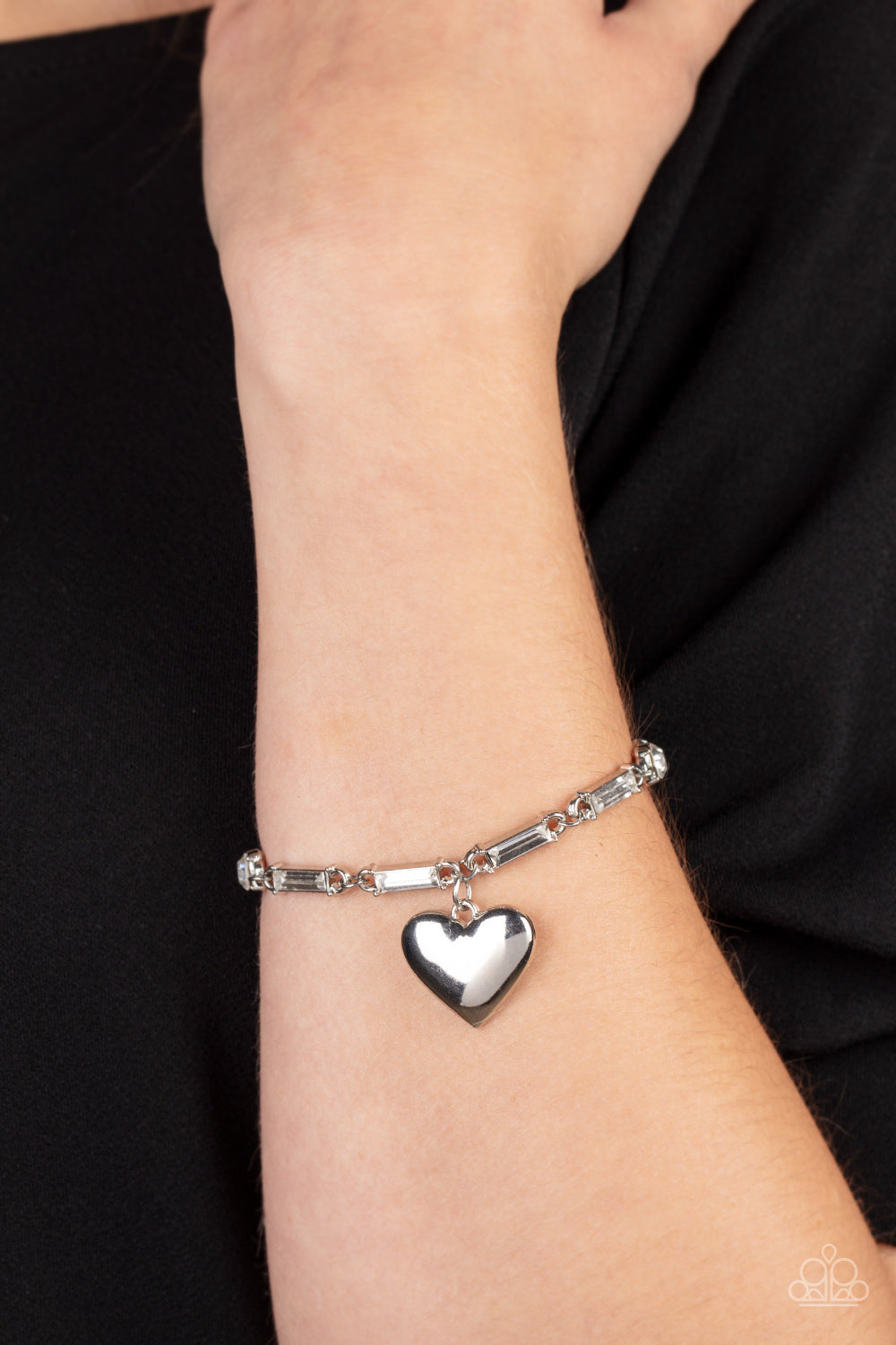 Sweetheart Secrets - White  Paparazzi Bracelet