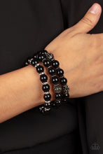 Load image into Gallery viewer, Poshly Packing - Black Paparazzi Bracelet
