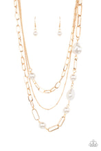 Load image into Gallery viewer, Modern Innovation - Gold Paparazzi Necklace

