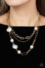 Load image into Gallery viewer, Modern Innovation - Gold Paparazzi Necklace

