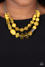 Load image into Gallery viewer, Pina Colada Paradise - Yellow Paparazzi Accessories
