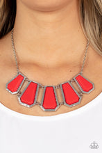 Load image into Gallery viewer, Paparazzi Stellar Heiress - Red Necklace

