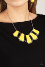 Load image into Gallery viewer, Stellar Heiress - Yellow Paparazzi Necklace
