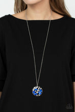 Load image into Gallery viewer, Iridescently Influential - Blue Paparazzi Necklace
