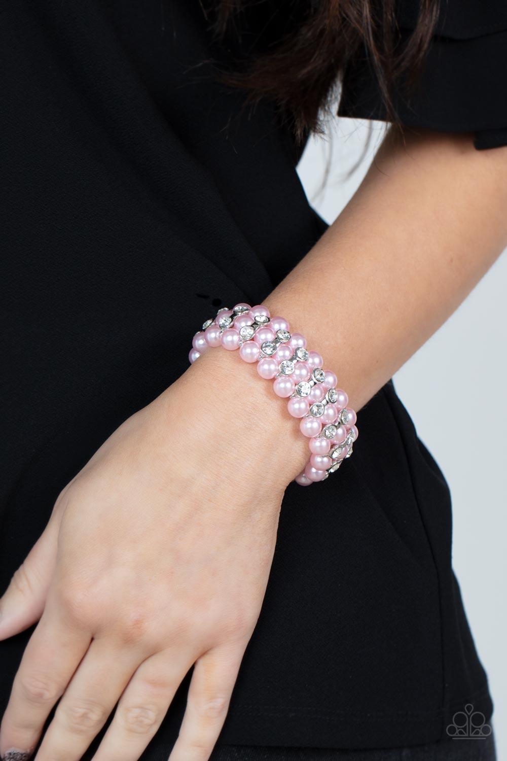 Eiffel Tower Elegance - Pink Paparazzi Bracelet